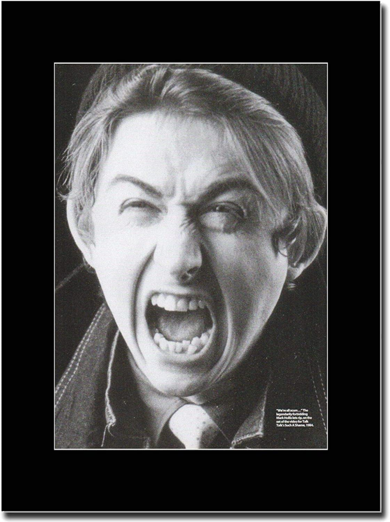 Talk Talk - Mark Hollis R.I.P. - Matted Mounted Magazine Promotional Artwork on a Black Mount