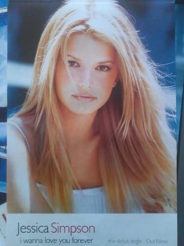 Rolled Poster Jessica Simpson I Wanna Love You Forever Po.